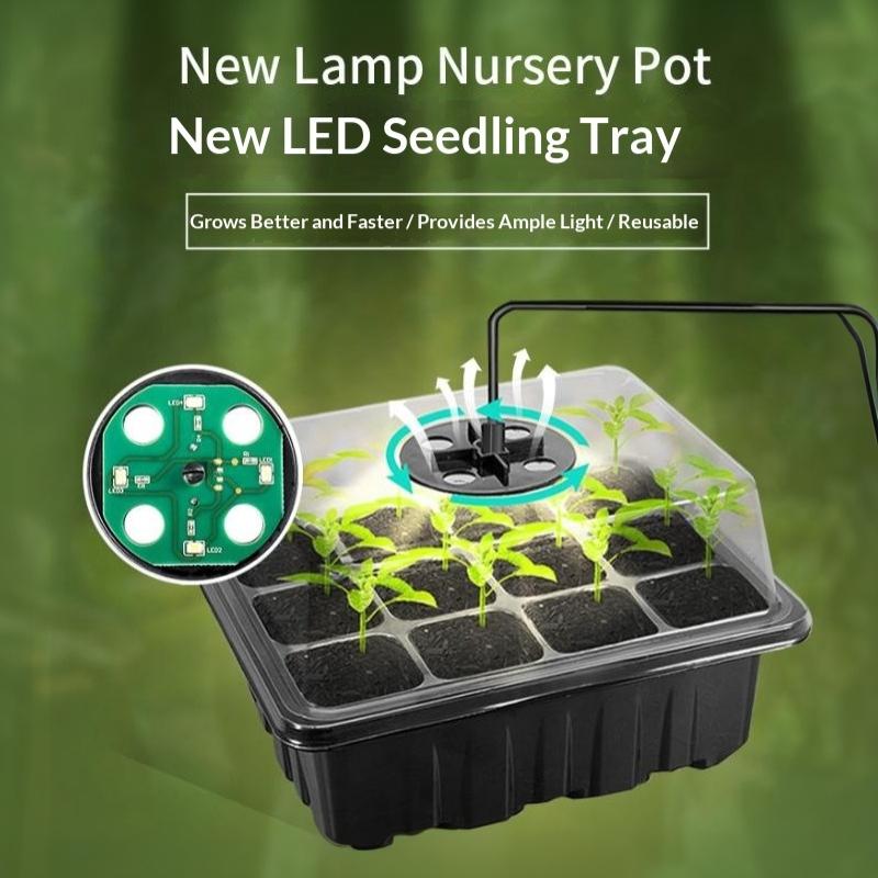 6/12-Cell Home Seed Starter Tr - огляд і ціна Humidity Dome Kit