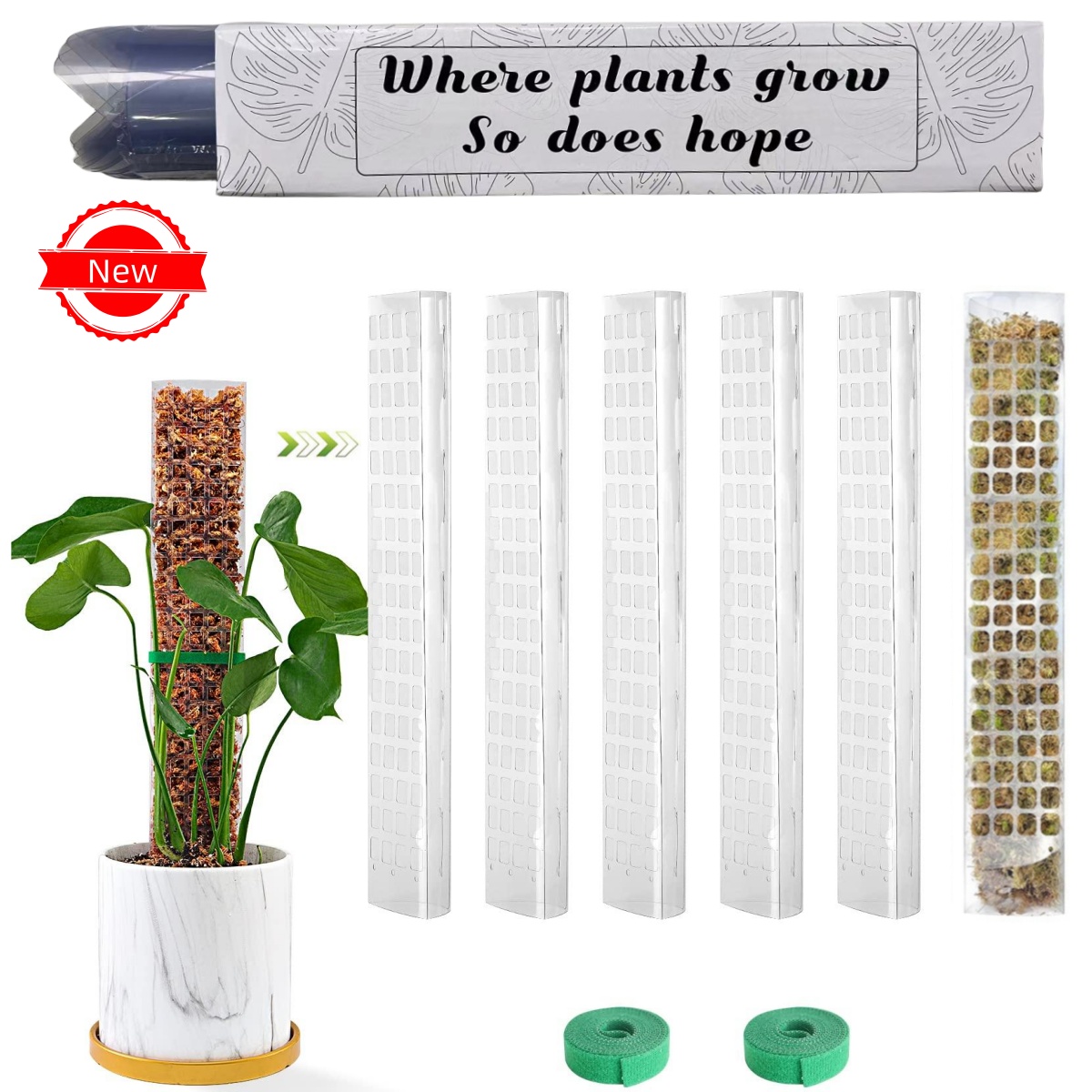 Plants Moss Pole Garden Subjec - огляд і ціна Sphagnum Moss Dry